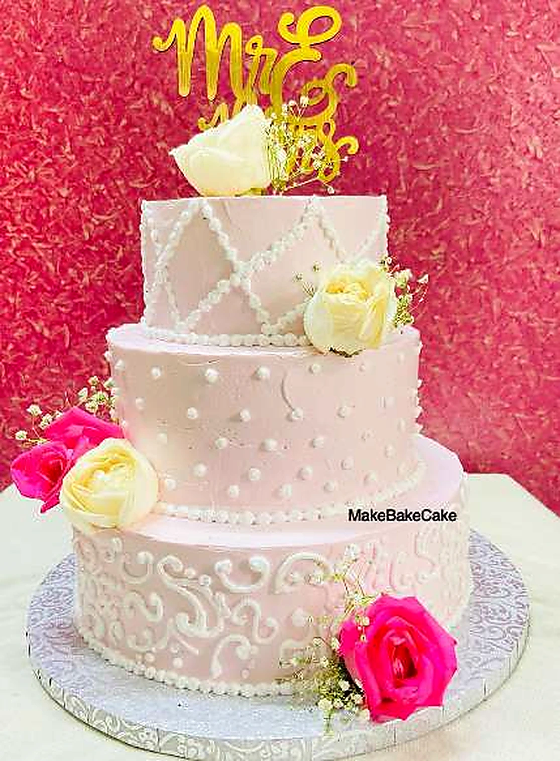Rose Wedding Tiers
